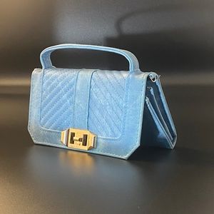 Light Wash Denim Satchel Hand Bag
